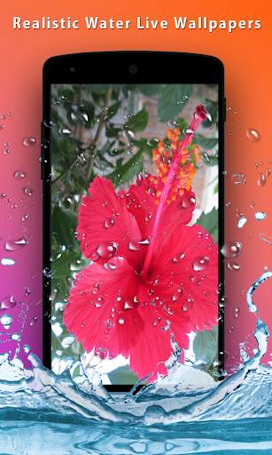 Hibiscus 3D Live Wallpaper скриншот 4