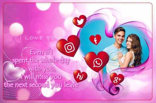 Valentine Day Photo Frame : Heart Photo Editor screenshot 6