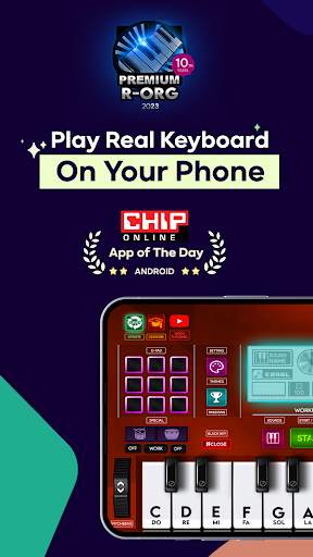 R-ORG 2023: Play Real Keyboard screenshot 1