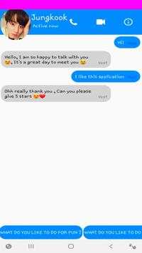 BTS Fake Messenger : Jungkook screenshot 1