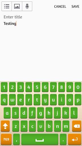 Clumsy SMART KEYBOARD Skin screenshot 1