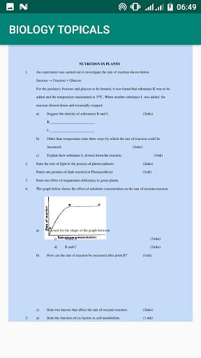 Biology K.c.s.e Topical Revisions screenshot 2