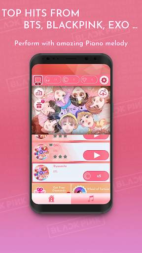 Piano Tiles Kpop 2020 - The Album Lovesick Girls screenshot 1