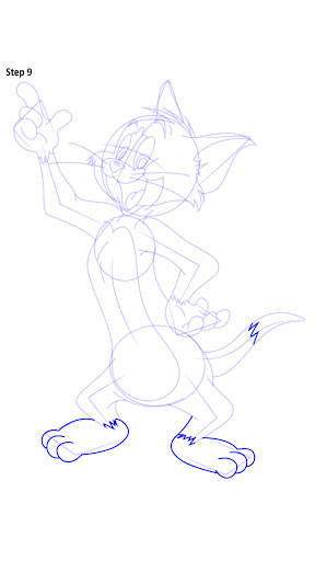 Drawing Tom Cat & Jerry Mouse screenshot 5