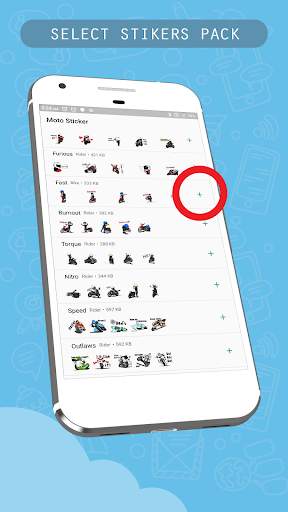 Motorbike Rider Sticker for WhatsApp Messenger screenshot 2