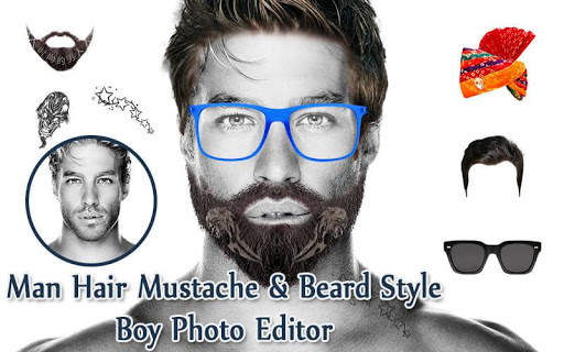 Man Hair Mustache & Beard Style - Boy Photo Editor screenshot 2