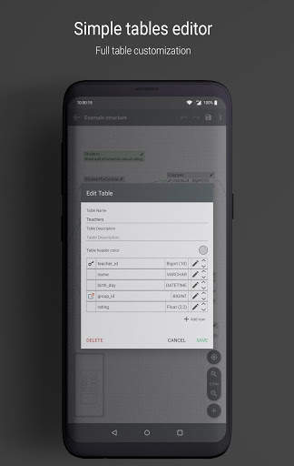Database Designer - Full free development app screenshot 3
