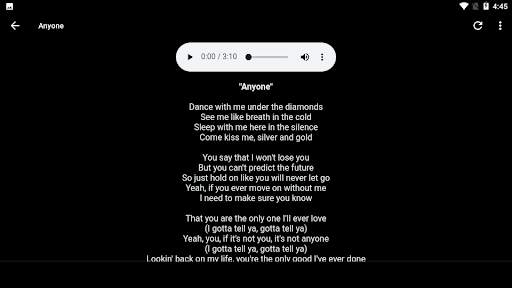 Justin Bieber Song & Lyrics screenshot 11