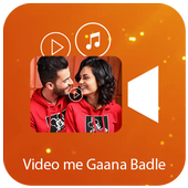 Video me Gana Badle : Audio Video Editor Mixer icon