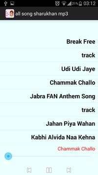 all song sharukhan mp3 screenshot 5