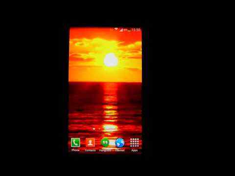 Sunset Ocean Live Wallpaper 3 screenshot 1