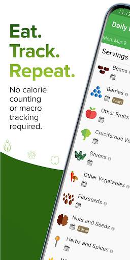Dr. Greger's Daily Dozen screenshot 1