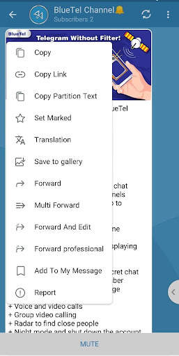 Blue Tel Messenger screenshot 5