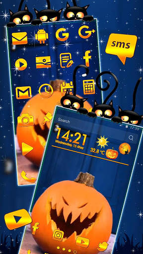 Crazy, Halloween Themes, Live Wallpaper screenshot 2