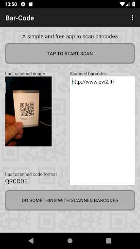 Bar-Code reader screenshot 1