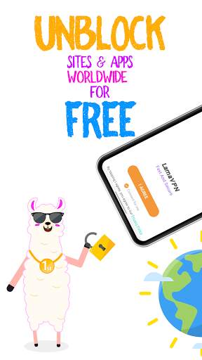Llama VPN Free Unlimited VPN Proxy Server Master screenshot 1
