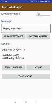 Multiple WhatsApp Sender screenshot 2