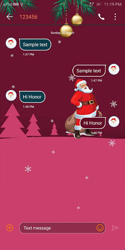 Merry Christmas EMUI 5 & EMUI 8 Theme screenshot 4