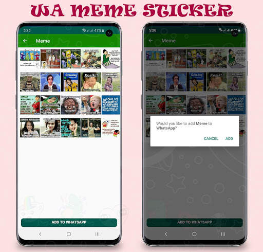 WASticker MEME Stickers WAStickerApps for WhatsApp 6 تصوير الشاشة