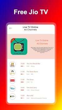 Free Jio  TV 📺 HD Guide screenshot 3