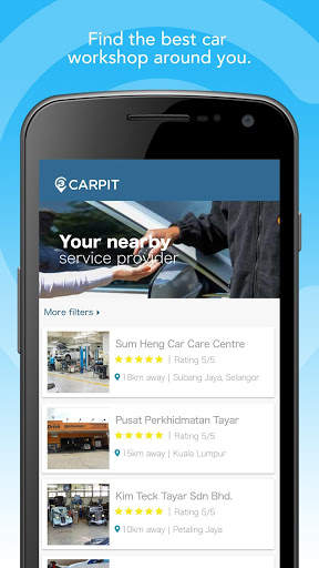 Carpit – Car Tyre Servicing स्क्रीनशॉट 1
