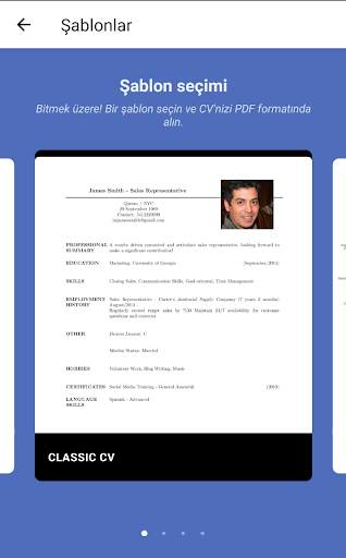 Kolay CV Özgeçmiş Oluştur PDF  screenshot 7
