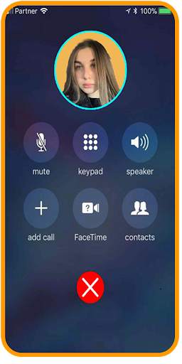 Funny  Lady Diana Fake call  simulation screenshot 1
