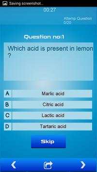 General Science Test screenshot 2