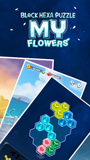 Block Hexa Puzzle: My Flower screenshot 1