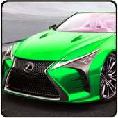 Driving super cars game free 3D logo