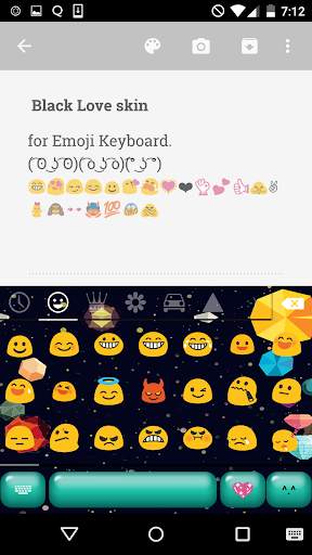 Bubble Love Emoji Keyboard screenshot 2