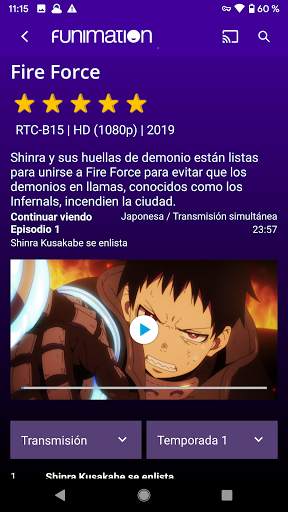 Funimation screenshot 5