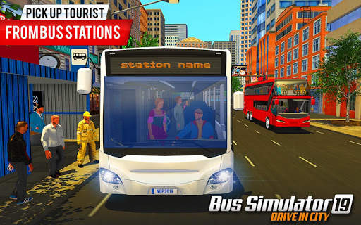 City Bus Driving Coach Games screenshot 3