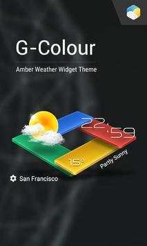 3D G-Color Live Weather Widget screenshot 1