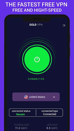 Gold VPN - Free VPN Proxy, Secure VPN, Hotspot screenshot 5