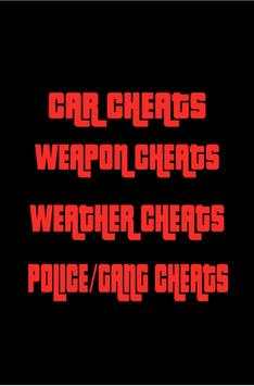 Cheat Codes for GTA V screenshot 3