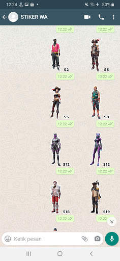 Sticker WA Free Fire FF Emote 2021 WAStickerApps screenshot 4