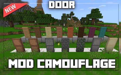 Mod Camouflage For Door Minecraft 2021 screenshot 1