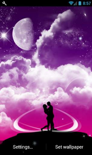 Romantic Live Wallpaper screenshot 2