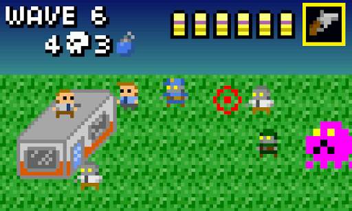 8-Bit Zombie Defense screenshot 1
