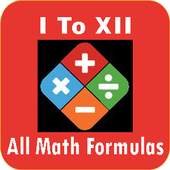 1 to 12th Math Formulas 1.11