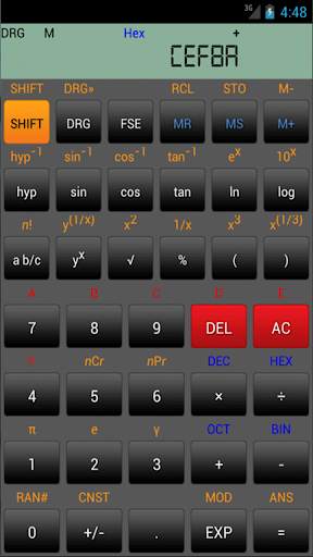 Calc ScientificCalculator free screenshot 4