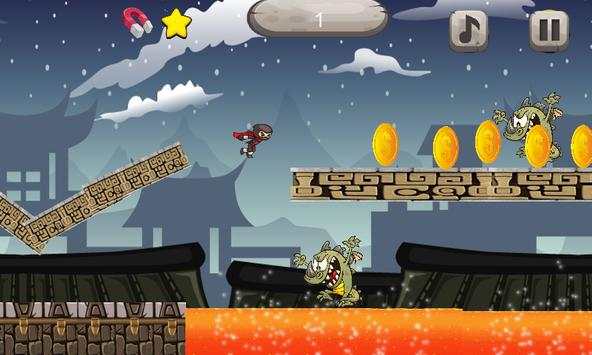 Ninja Run Game - Ninja adventures screenshot 1