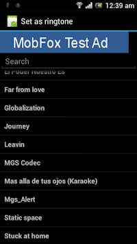 Set as RingTone screenshot 1