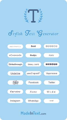 Stylish Text Generator screenshot 1