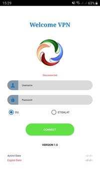 Welcome VPN screenshot 1