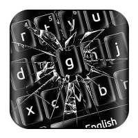 Black Broken Glass Keyboard on 9Apps