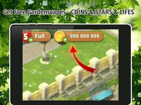 Cheat For Gardenscapes prank скриншот 1