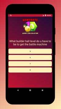 Free Gems for Clash Calc screenshot 6