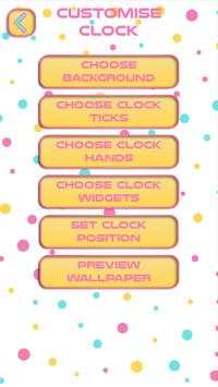 Cute Clock Widgets for Home Screen Live Wallpaper screenshot 1